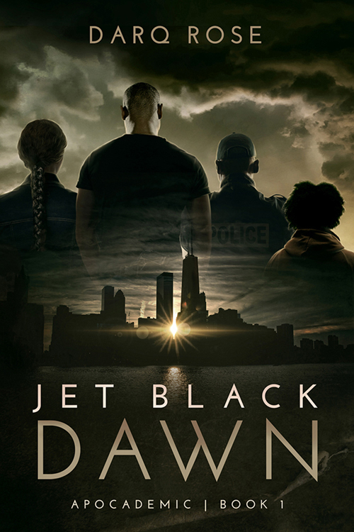 Post Apocalyptic Book Cover Design: Jet Black Dawn